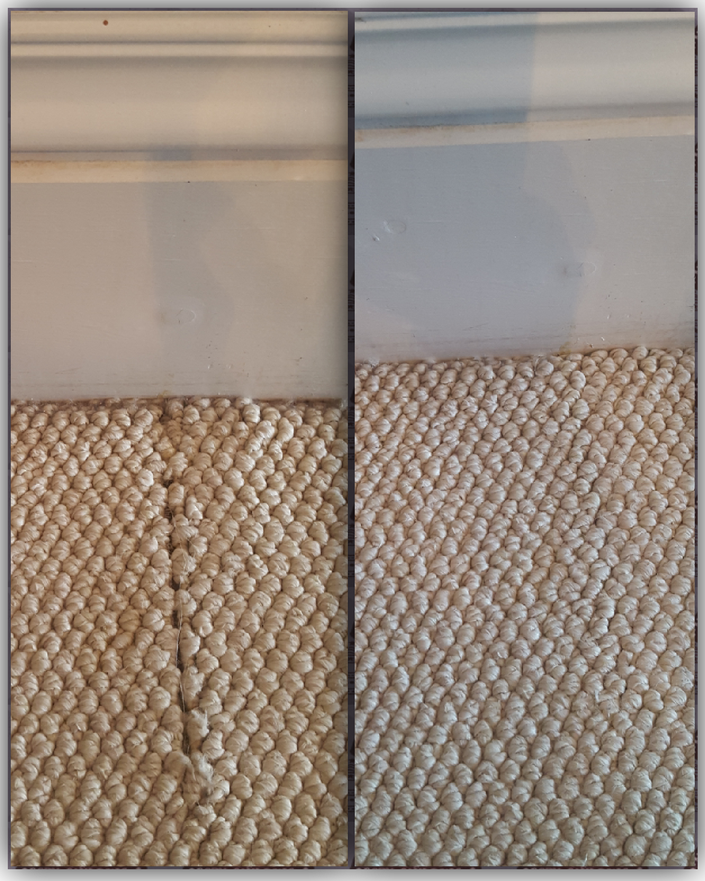 Professional carpet repair