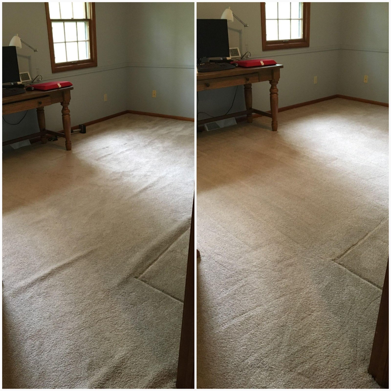 Carpet repair completed