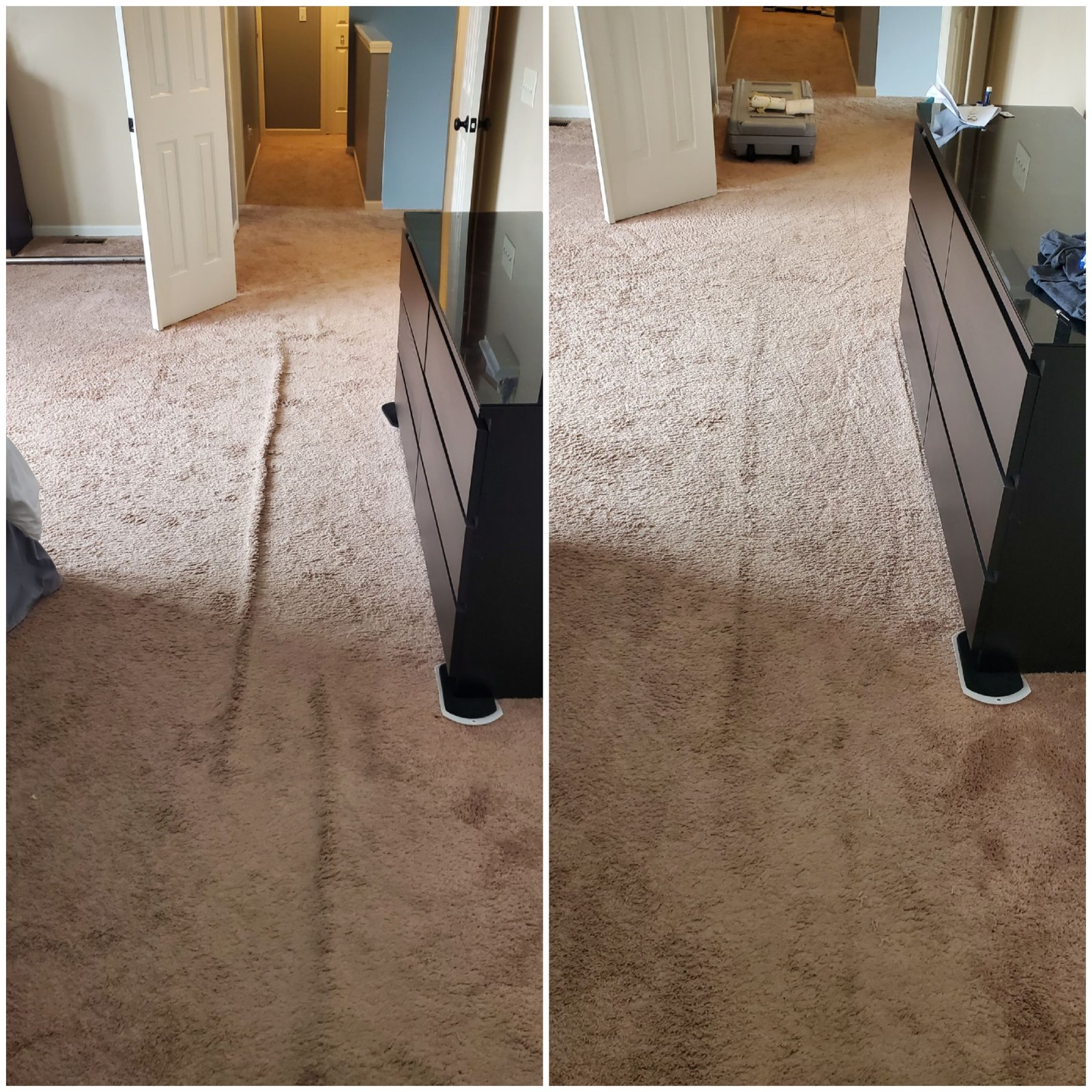 Carpet restretching after