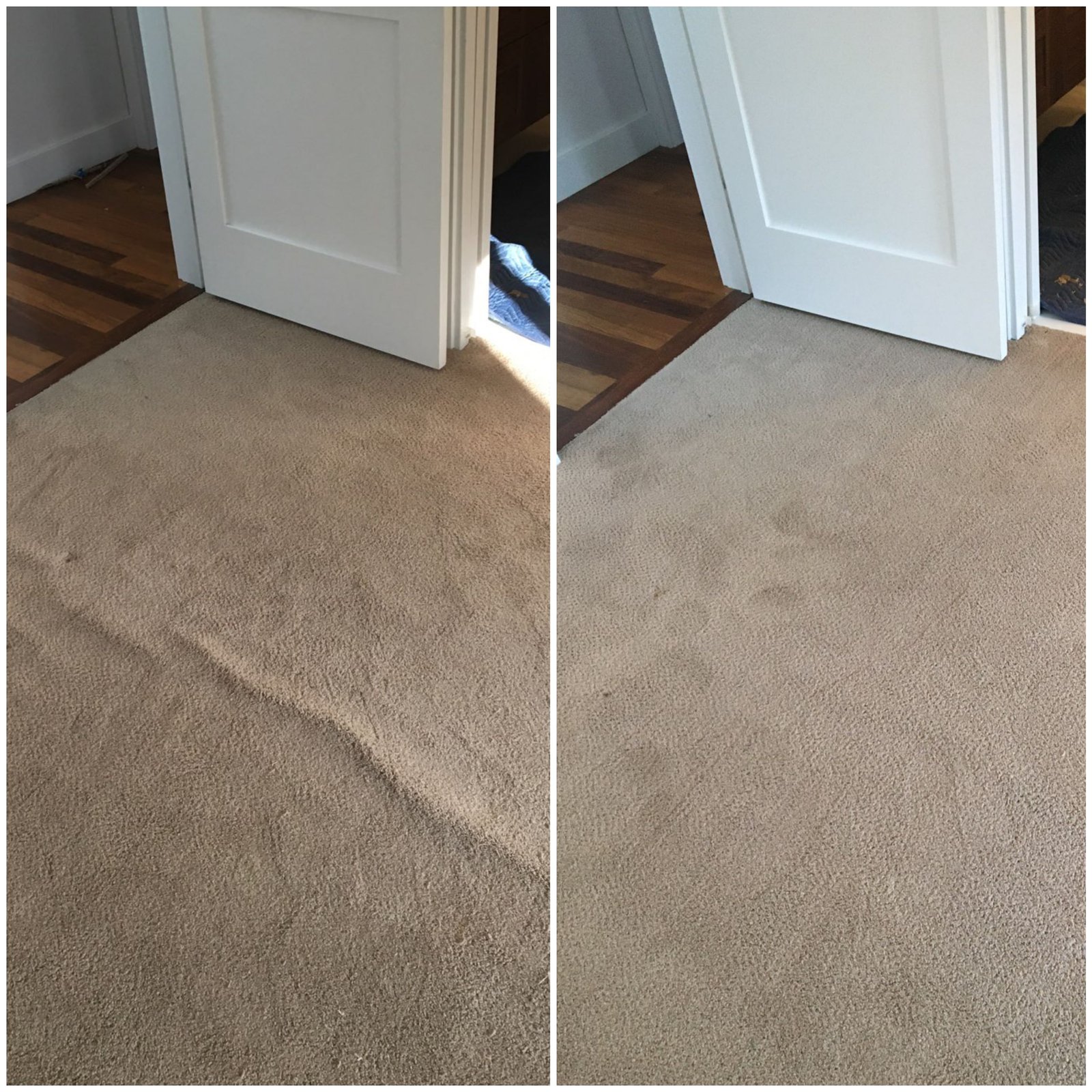 Wrinkled carpet fixed